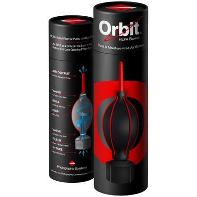 Orbit Blower with HEPA Filter - Air Blower Camera and Lens Cleaner - Camera Sensor Blower - for All Cameras, Sensors, Electronics and Sensitive Equipment - Dust Free Air Blower.