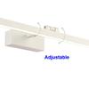 LUMINTURS 14W Dimmable LED Wall Sconces Makeup Mirror Front Picture Light Fixture Vanity Lighting Adjustable White-Finish Warm White(3000K) view 4
