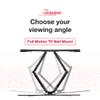 Rocketfish - Full-Motion TV Wall Mount for Most 40" - 75" TVs - Black Non-Retail packaging view 2