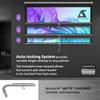 Akia Screens 110 inch Pull Down Projector Screen Manual B 16:9 8K 4K HD 3D Ceiling Wall Mount White Portable Projection Screen Retractable Auto Locking for Indoor Movie Home Theater Office AK-M110H1 view 2