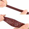 100Ft-1/2inch PET Expandable Braided Wire Sleeving,Wire Loom Cable Sleeve for TV,Computer,Home Theater,Automotive,Home Industrial,Electrical Wires,Chemical,Protect Cat from Chewing Cords,BlackRed view 3