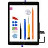 JPUNG A1893 A1954 Screen Replacement Kit for iPad 6 (6th Gen) Digitizer Touch Glass 6th Generation 9.7 inch 2018, with Home Button Full Repair Tools [Without LCD] view 1