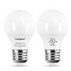 YukiHalu LED Refrigerator Light Bulb 60W Equivalent A15 Appliance Fridge Bulbs, Waterproof 600 Lumen 7W 120V Daylight 5000K E26 Medium Base, Small Size Bulb for Damp Location, Not-Dim, 2-Pack view 1