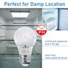 YukiHalu LED Refrigerator Light Bulb 60W Equivalent A15 Appliance Fridge Bulbs, Waterproof 600 Lumen 7W 120V Daylight 5000K E26 Medium Base, Small Size Bulb for Damp Location, Not-Dim, 2-Pack view 4