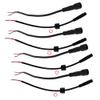 Fielect 3 Pair 2 Pin Male Female Head Waterproof Connector Cable for LED Light Strips Black 40cm Length view 1