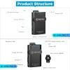 BOYA by-WM4 PRO K2 2.4GHz 2-Person Wireless Lavalier Microphone System for DLSR, Mirrorless & Video Cameras, Smartphones, Tablets, PCs and More, Black view 3