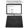 10in Wired Touch Keyboard, 84 Keys Ultra-Slim Built-in Multi-Touch Scissors Trackpad for Dos/Windows95/98/NT/ME/2000/2003/XP/Win7/Win8 for Linux for Unix view 4