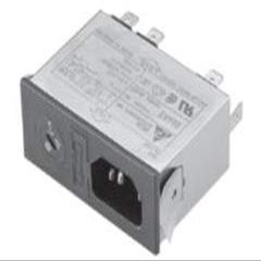 Delta 06AK5 Power Line Filters Single 250V 6A IEC Snap-in N/A-Lug