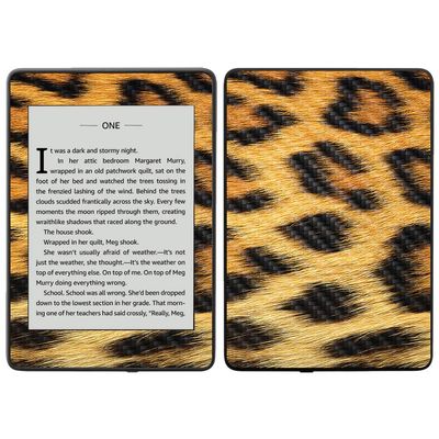 MightySkins Carbon Fiber Skin for Amazon Kindle Paperwhite 2018 (Waterproof Model) - Aztec Fox | Protective, Durable Textured Carbon Fiber Finish | Easy to Apply, Remove| Made in The USA