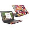 MightySkins Carbon Fiber Skin for HP Chromebook G6 11.6" (2018) - Bright and Happy | Protective, Durable Textured Carbon Fiber Finish | Easy to Apply, Remove, and Change Styles | Made in The USA view 1