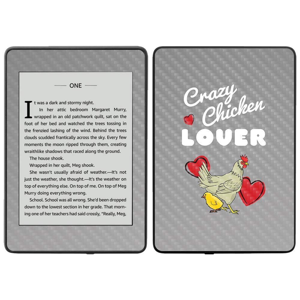 MightySkins Carbon Fiber Skin for Amazon Kindle Paperwhite 2018 (Waterproof Model) - Aztec Fox | Protective, Durable Textured Carbon Fiber Finish | Easy to Apply, Remove| Made in The USA