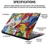 MightySkins Carbon Fiber Skin for HP Envy X360 Convertible 15" (2018) - Rainbow Pineapples | Protective, Durable Textured Carbon Fiber Finish | Easy to Apply, Remove | Made in The USA view 4