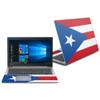 MightySkins Carbon Fiber Skin for Lenovo Ideapad 330 15" (2018) - Puerto Rica Flag | Protective, Durable Textured Carbon Fiber Finish | Easy to Apply, Remove, and Change Styles | Made in The USA view 1