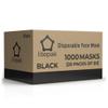 Litepak - 1,000 PCS - Disposable Face Masks for Home & Office - Breathable & Comfortable Filter (Black) view 2