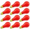 Specialty/Novelty 25A/R, 25 Watt, 120 Volt, Medium Base, A19, Ceramic Red Light Bulb (12 Pack) view 2