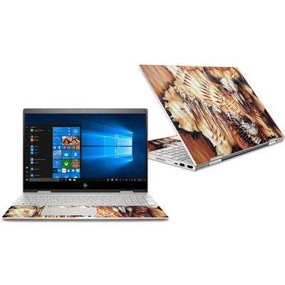 MightySkins Carbon Fiber Skin for HP Envy X360 Convertible 15" (2018) - Plain Medicine | Protective, Durable Textured Carbon Fiber Finish | Easy to Apply, Remove | Made in The USA