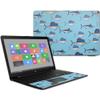 MightySkins Carbon Fiber Skin for HP 17T Laptop 17.3" (2017) - Billfish Stripes | Protective, Durable Textured Carbon Fiber Finish | Easy to Apply, Remove, and Change Styles | Made in The USA view 1