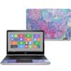 MightySkins Carbon Fiber Skin for HP Pavilion X360 14" (2017) - Dreamy Reef | Protective, Durable Textured Carbon Fiber Finish | Easy to Apply, Remove, and Change Styles | Made in The USA view 1