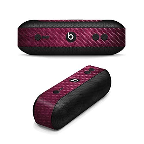 MightySkins Carbon Fiber Skin for Beats Pill Plus - Pink Gravel | Protective, Durable Textured Carbon Fiber Finish | Easy to Apply, Remove, and Change Styles | Made in The USA
