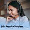 2.5mm Phone Headset for Office Landline Corded Telephone Headset with Noise Cancelling Microphone Wired Call Center Headphones for Panasonic KX-TGEA20 KX-TCA430 KX-TGE433 Cisco 303G 508G Uniden Vtech view 2