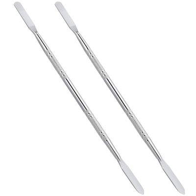 Hemobllo 2pcs Metal Spudger for Electronics Repair, Double-Ended Stainless Steel- Prying & Electronics Opening Pry Tool Metal Opening Spudger for Cell Phone Tablet MP3 Laptop
