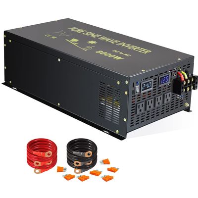 WZRELB 8000W 24VDC to 120VAC Pure Sine Wave Solar Power Inverter Homeuse Car Inverter, RBH-800024, RBH-800024, RBH-800024, RBH-800024