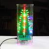 Taidacent Christmas Tree Soldering Kit Colorful LED Flash Tree Parts Electric Welding Kit DIY Parts Soldering Electronic Components (Tricolor Light Parts) view 4
