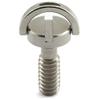 HJ Garden 2pcs 1/4-20 Thread D-Ring Stainless Steel Camera Fixing Screws for Camera Tripod Monopod QR Plate,D Shaft Quick Release Plate Mounting Screw 17mm Length view 4