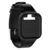 2pcs Silicone Watchband Adjustable Replacement Wristband Compatible with GolfBuddy Voice/Voice 2 Golf Rangefinder (Black_Navy Blue) view 2