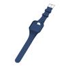 2pcs Silicone Watchband Adjustable Replacement Wristband Compatible with GolfBuddy Voice/Voice 2 Golf Rangefinder (Navy Blue_Orange) view 3