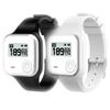 2pcs Silicone Watchband Adjustable Replacement Wristband Compatible with GolfBuddy Voice/Voice 2 Golf Rangefinder (Black_White) view 1