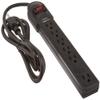 Amazon Basics 6-Outlet Surge Protector Power Strip, 6-Foot Long Cord, 790 Joule - Black & High-Speed HDMI Cable (18 Gbps, 4K/60Hz) - 6 Feet, Black view 3