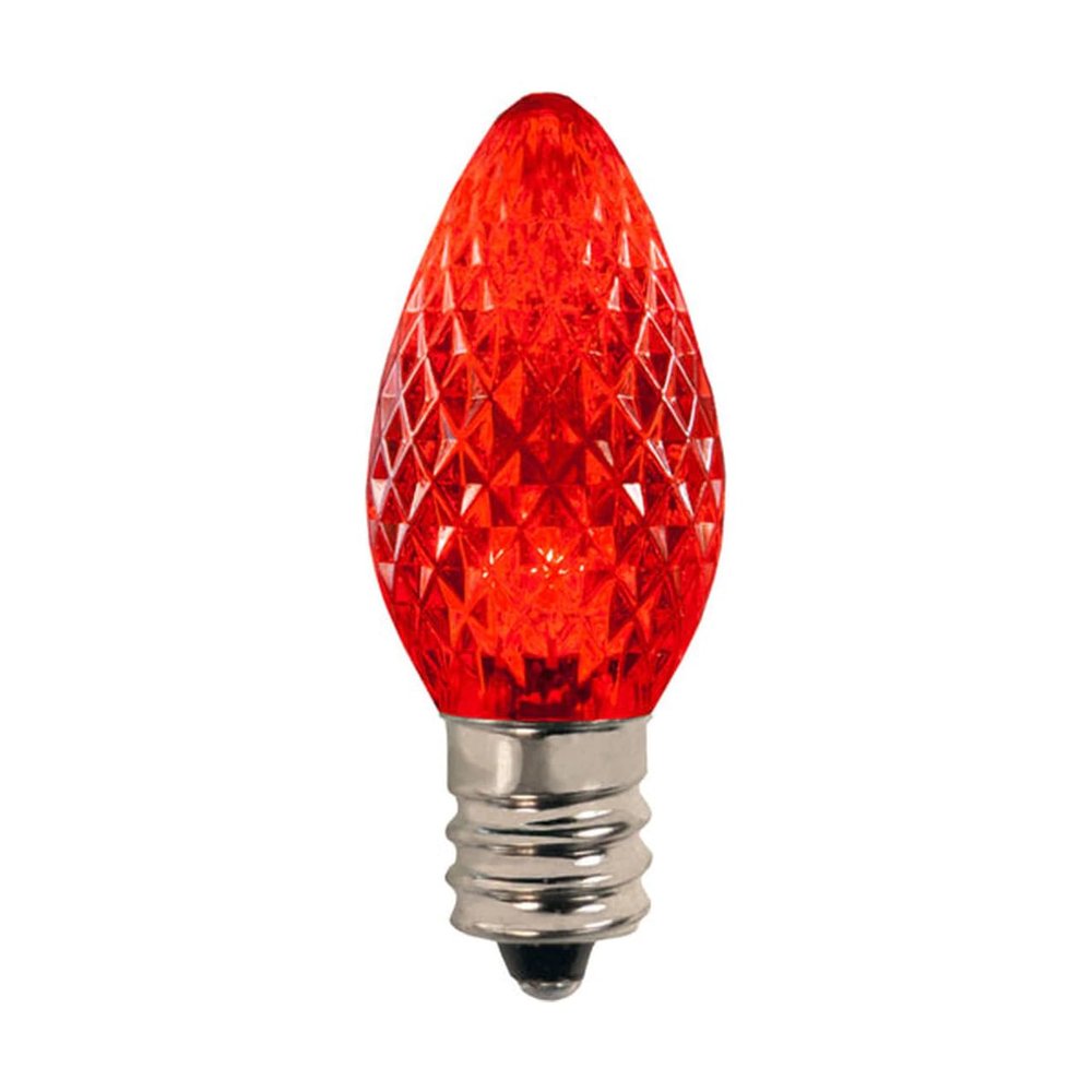 C7 LED Christmas Light Bulbs (25 Pack)
