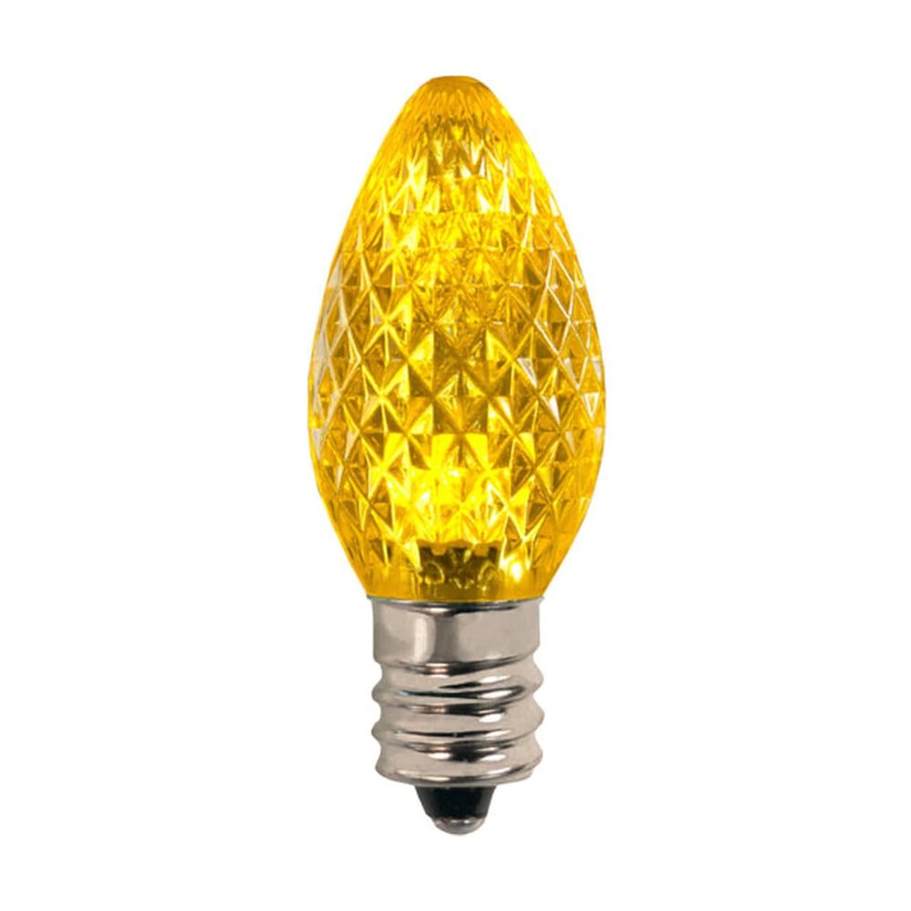 C7 LED Christmas Light Bulbs (25 Pack)