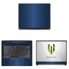 Decalrus - Protective Decal for MSI WS65 9TM-857 Mobile Workstation (15.6" Screen) Laptop Blue Texture Brushed Aluminum Skin case Cover wrap BAmsiWS65_9tmBlue view 1