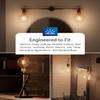 Sunco 10 Pack G25 LED Light Bulb, Globe, E26, 5W=60W, 3000K Warm White view 4