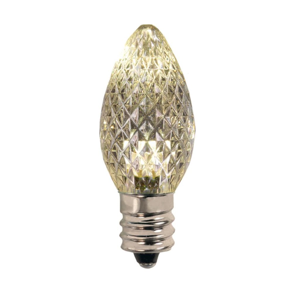 C7 LED Christmas Light Bulbs (25 Pack)