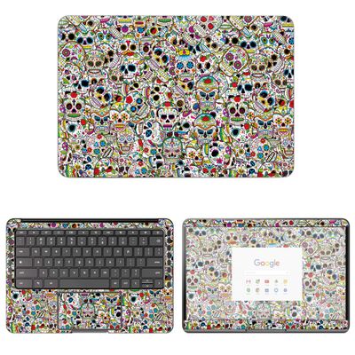 Decalrus - Protective Decal Skull Skin Sticker for Google Pixelbook Go (13.3" Screen) case Cover wrap GOpixelbkGO_13-67