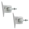 Jumbl SINSB7W ProGrip Ultra Stainless Steel Speaker Wall Mount Bracket White, Pair of 2 - Thread Size: 1/4-20 - Holds up to 10 Lbs view 1