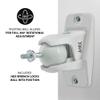 Jumbl SINSB7W ProGrip Ultra Stainless Steel Speaker Wall Mount Bracket White, Pair of 2 - Thread Size: 1/4-20 - Holds up to 10 Lbs view 2