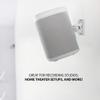 Jumbl SINSB7W ProGrip Ultra Stainless Steel Speaker Wall Mount Bracket White, Pair of 2 - Thread Size: 1/4-20 - Holds up to 10 Lbs view 4