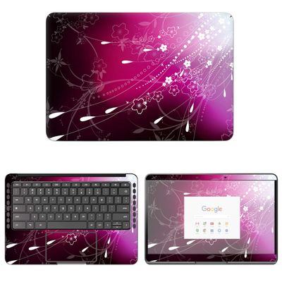 Decalrus - Protective Decal Floral Skin Sticker for Google Pixelbook Go (13.3" Screen) case Cover wrap GOpixelbkGO_13-202
