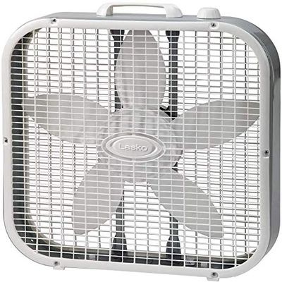 Lasko Air Circulating Box Fan 20 INCH, White