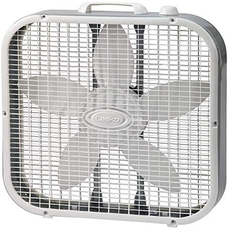 Lasko Air Circulating Box Fan 20 INCH, White