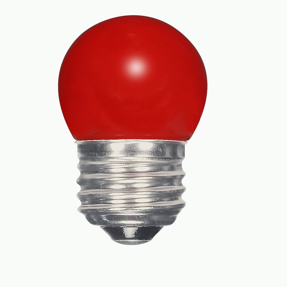Satco S9165-1.2W S11/RED/LED/120V/CD (48 Pack)