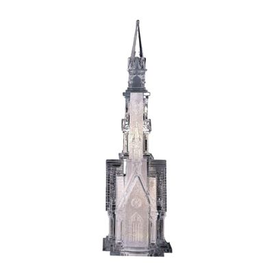 LED Lighted Four Angel Cathedral Christmas Decorations 18.75"- Set of 2