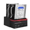 USB 3.0 SATA IDE HDD Docking Station, Three-Bay Offline Clone HUB, 12V 3A Independent Power Supply, External Hard Drive Docking Station, USB Hub Reader for 2.5 3.5 Inch HDD view 1