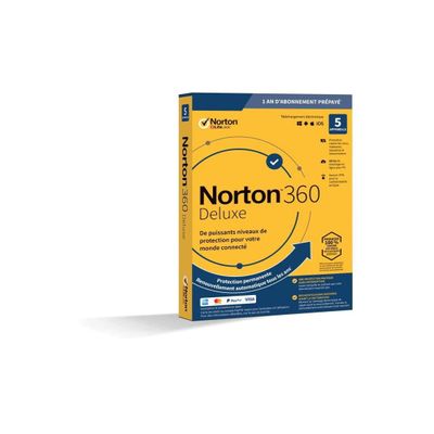 Symantec Norton 360 DLX5 Software (5pc)