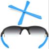 ToughAsNails Blue Replacement Ear Socks Rubber for Oakley Quarter Jacket OO9200 view 1