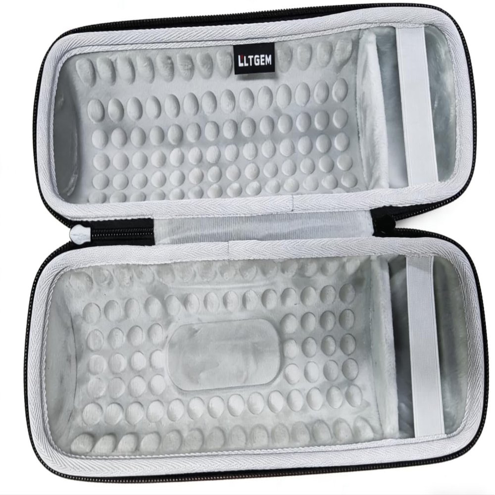 LTGEM Case Compatible with JBL Pulse 4/3 Waterproof Portable Speaker, Black+Grey